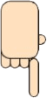 opponent's right hand with 1 fingers